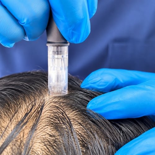 Inside The Better Face, where Needle-Free Hair Growth with Exosomes is performed